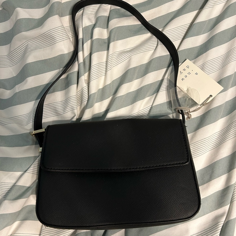 Target Classic Black Shoulder Bag